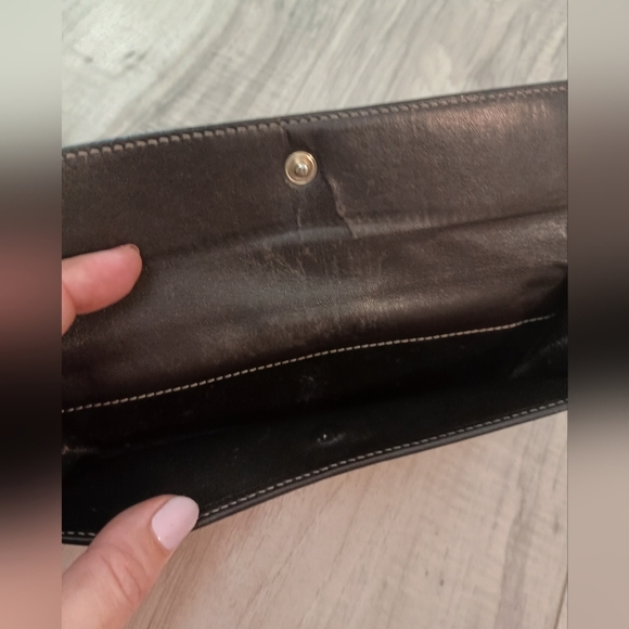 Auth GUCCI GG Canvas & Leather Brown Bifold Long Wallet Purse Women's - Picture 8 of 16